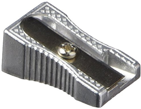 D'Art 79455 - Caja afilalápices de aluminio, 1 boca, 24 unidades