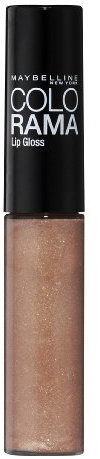 Maybelline New York Make-Up Lipgloss Colorama Nude is Chic/Strahlendes Beige für einen glänzenden Auftritt, 1 x 5 ml