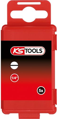 KS Tools 918.3351 Inserto TORSIONpower 1/4 a intaglio, 75 mm, 3 mm, confezione da 5