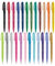 Pentel Brush Sign Pen SES15C - Brush Nib - Fibre Tip - Full Range Set - 24 Pens