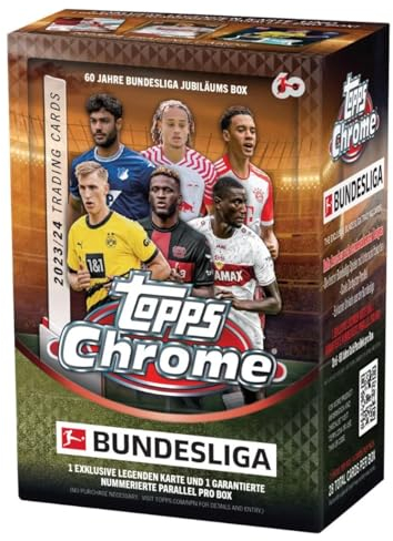 2023/24 Topps Chrome - 1. Bundesliga Blaster Value Box, Sportkarten TC - Trading Cards