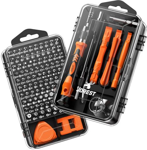 JOREST 117 in 1 Feinmechaniker Schraubendreher Set, Mini Werkzeug Set mit Torx Triwing Bits, Reparatur Kit für Macbook, Laptop, PC,RC, PS5, Switch, Xbox, iphone, Weihnachts geschenke für Männer
