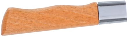 POPETPOP Mango De Cuchillo De Madera Maciza Pequeño Para Cocina, Ergonómico y Antideslizante, Mango De Repuesto Para Cuchillos Chef, Uso Doméstico, 1 Unidad