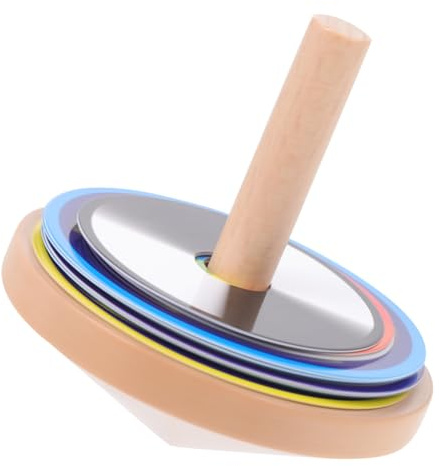 WEKAMOS Gyroscope à Monter Soi-même en Bois, Toupie Colorée pour Garçon Et Filles, Jouet Éducatif Favorisant La Motricité Fine Lors De Fêtes Et Loisirs