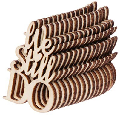 15 in legno We Still DO da tavolo, coriandoli sparsi, decorazioni rustiche vintage per feste matrimonio, dicembre, per la tua stanza per adolescenti e ragazzi