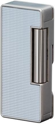 Sarome PSD 37 – 03 – Tubo Accendino Sarome incluso Curapipe Silver Polished Lattice alumite