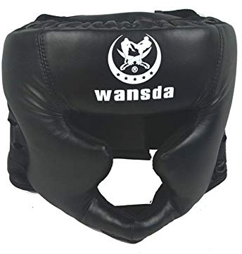 Cracklight Copricapo da Boxe per Bambini, Pelle Sintetica Professionale Essenziale, Lotta, Lotta, Judo, Kickboxing, Karate,MMA, Muay Thai, Taekwondo, Casco Protettivo per Sparring Copricapo