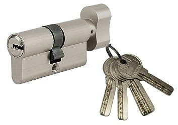 THIRARD - Cylindre à bouton 45 x 35 mm nickelé