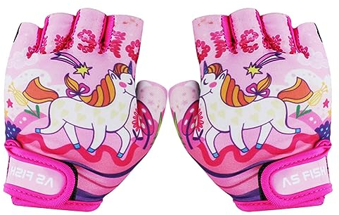 BESPORTBLE 1 Paar Fingerlose Handschuhe Für Jungen Schlaghandschuhe Angelhandschuhe Einhorn-Reithandschuhe Kletterhandschuhe Kinderfahrradhandschuhe Kinderschutzhandschuhe rutschfeste