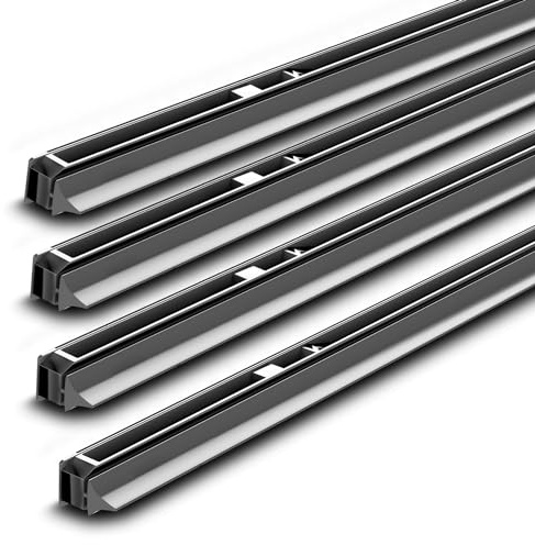 Wiper Blade Refill, 26''+22'' Windshield Wiper Refills 10 mm Fit for Civic seden 2008-2015 Rubber Refills 4 Pcs