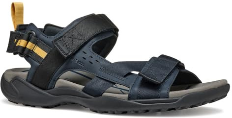 Geox U Terreno + Grip B, Sandalo Sportivo Uomo, Navy, 42 EU