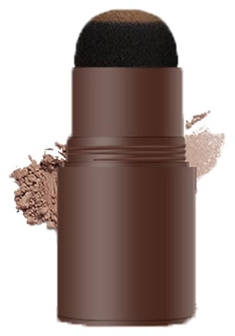 Hairline Powder,Brown Root Touch Up Powder,Natural Grey Hair Cover Up,Lightweight Root Touch Up,Fine & Waterproof,Portable to Use,Hair Concealer for Women&Men