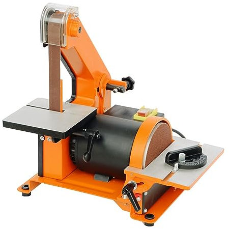 Ponceuse Ponceuse à bande métal meulage polisseuse ponceuse travail du bois 350W cuivre moteur couteau meuleuse multi-angle chanfreinage Machine