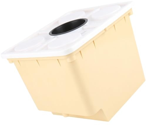 UKCOCO Fioriera per Coltivazione Fuori Suolo in Serra, Secchio per Piantagione Ortaggi e Frutta, Barile Resistente con Coperchio e Cestello, Metodo Professionale per Coltura Senza Terra