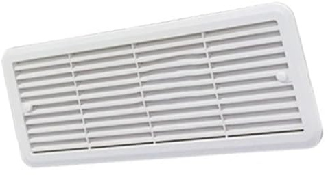 Griglia di ventilazione for frigorifero camper 483 Copertura di ventilazione for frigorifero da 186 mm for Thetford for roulotte compatibile con 62445480(White)