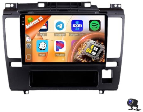 Radio para Coche Ni-ssan Tiida 2005-2010 con GPS y Pantalla Táctil