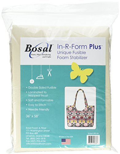 Bosal inrform Plus Unique Fusible en Mousse stabilizer 36 x 58 (91,4 x 147,3 cm), Acrylique