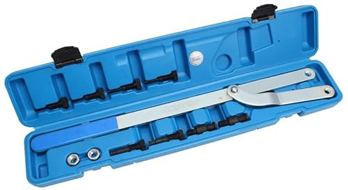 CCLIFE Nockenwellenrad Gegenhalter Werkzeug Gegenhalteschlüssel Nockenwellen Riemenscheiben Halter Satz 40-220 mm, Gesamtlänge 520mm