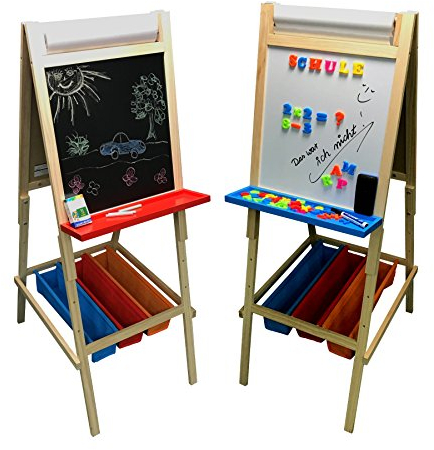 Altezza regolabile stand bambini lavagna magnetica Lavagna per bambini Lavagna stand maltafel da tavola
