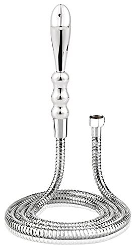 Duschbrause-Set, Metall-Duschkopf mit 150 cm männlichen und weiblichen Duschschlauchdüsen-Reinigungssystem