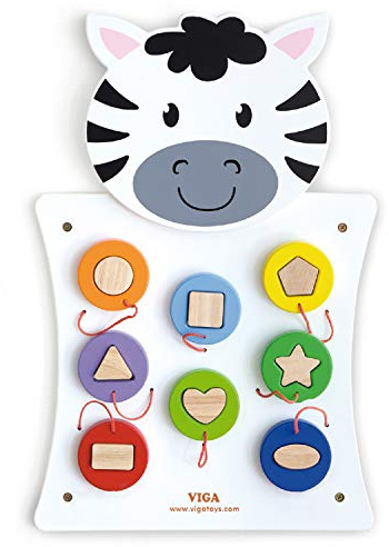 VIGA 50681 Toys-Wandspiel-Zebra