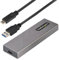 StarTech.com USB-C 10Gbps to M.2 NVMe or M.2 SATA SSD Enclosure - Tool-free External M.2 PCIe/SATA NGFF SSD Aluminum Case - USB Type-C&A Host Cables - Supports 2230/2242/2260/2280 (M2-USB-C-NVME-SATA)