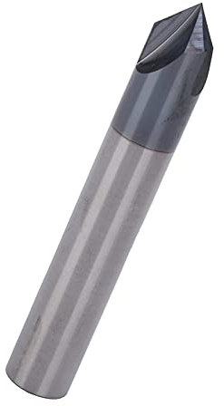 1 Fresa de Extremo de Chaflán, Fresa de 3 Flautas, Cuchillo de Biselado de 90 Grados, Cortador de Chaflán de Acero de Tungsteno, Brocas de Tallado CNC, Herramienta de Tallado de