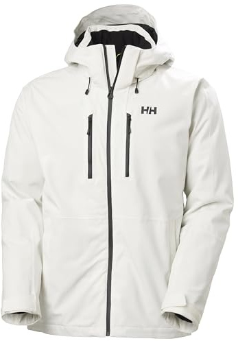 Helly Hansen Juniper 3.0 Ski Jacket - Waterproof Winter Jacket - Seam-Sealed Winter Coat - Thermal Insulation Mens Coat - 047 Snow - Large