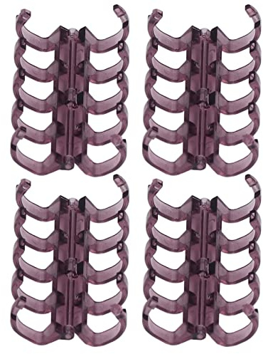 Hztyyier 20 St Bindringar, Plastklämmor för 60 Ark, 11 Mm Tjocklek, Kontorsmaterial för Studenter och Lärare (#15)