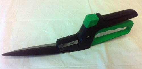 Westwoods GARDEN GRASS SHEARS 180 DEGREE ROTATING HEAD STEEL BLADE LAWN EDGING EASY GRIP