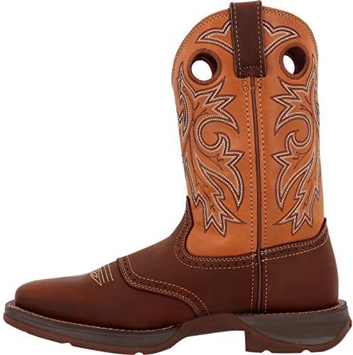 Durango Saddle Up Western Boot, Brown And Tan, Size 10(D)
