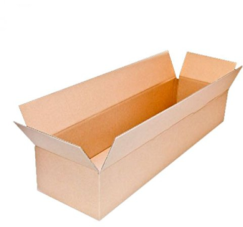 Kunsthandwerkstube Faltkarton 1-wellig 1500 x 330 x 330 mm, 10 Stück VE, Braun, Pappe