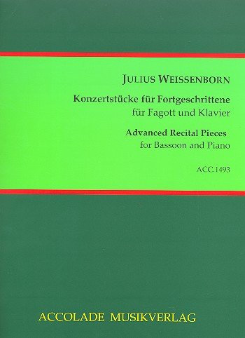 Weissenborn, Julius: Konzertstücke für Fortgeschrittene für Fagott und Klavier