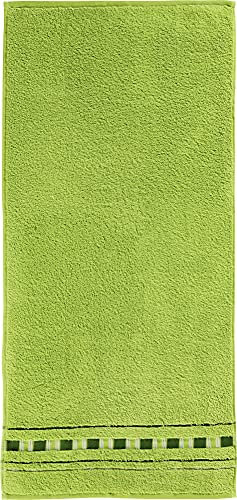 Erwin Müller Duschtuch - Achern grün Größe 70x140 cm - 500g/m² - schnell trocknend, extra saugstark, beidseitige Schlaufen