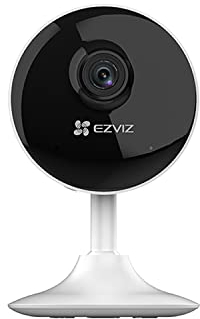 EZVIZ C1C-B 1080P Caméra Surveillance Wifi Intérieure avec 12m Vision Nocturne, Audio Bidirectionnel, Détection de Mouvement, 130 Grand Angle, Wi-Fi 2.4Ghz, Caméra ip Compatible avec Alexa