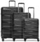 REDOLZ Hartschalen Koffer-Set 3-teilig | aus hochwertigem, leichtem Polypropylen Material | 4 Doppelrollen & TSA für Damen & Herren (Essentials 10)