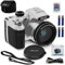 Minolta 20 Mega Pixels 40x Optical Zoom Digital Camera with 1080p FHD Video, Silver