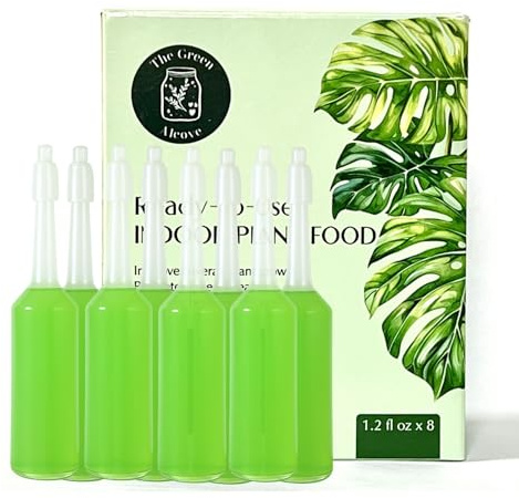 The Green Alcove Plant Food Sticks for Houseplants and Outdoor Plants | Ready-to-Use Indoor NPK Fertilizer & Plant Fertilizer Sticks (8 Drip Feeders)
