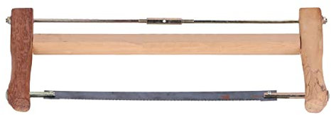Scie à Bois avec Cadre en Teck, Lame en Acier à Manganèse long-fermé pour Couper du Bois, Adaptée la Menuiserie et aux Menuisiers (Grande taille (580 mm))