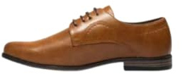 Mens LACE Formal Shoes Casual TAN Office SMART Oxford Brogue Size 6 to 12 (Tan, UK Footwear Size System, Adult, Men, Numeric, Medium, 8)