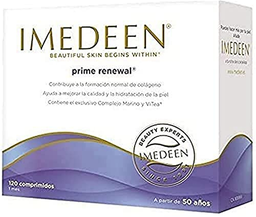 IMEDEEN Prime Renewal Anti-Aging Dietary Supplement — ViTea, Marine Complex, Vitamin C, E, and Zinc — Contributes to collagen formation — 120 tablets