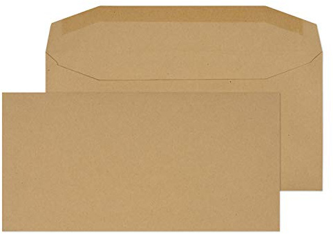 Blake Purely Everyday DL 110 x 220 mm 80 gsm Gummed Mailer Envelopes (13780/50 PR) Manilla - Pack of 50