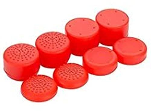Paquete de 8 piezas de mandos analógicos Gamepad elevado antideslizantes para pulgar, palillos de pulgar, tapa para palancas de mando para PS4, PS3, Switch Pro, Xbox One, Xbox 360, Wii U, controlador