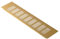 Steinberg14 Aluminum 400x100mm Vent Grill/Cover - Gold 16x4 inch Air Grate Plinth - Kitchen Worktop Grille - Door Ventilation grille