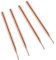 4 Puntas de recambio para Soldador por puntos. 4 Agujas para soldar baterías de Litio. 3mm de diámetro y 50mm de largo. Para soldadores de punto 400F 1600F 788H 737G 787A 709A 709AD 797DH
