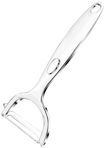 Ghazpmuk Pelapatate, Pela Verdure, Sbucciatore Manuale, Sbucciatore Universale Con Impugnatura Ergonomica Antiscivolo e Lame Affilate in Acciaio Inossidabile, per Campeggi in Famiglia, Picnic e Viaggi