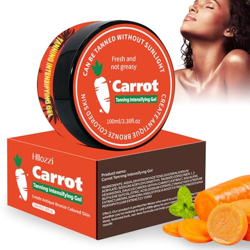 Acelerador Bronceado,Intensive Tanning Gel,Crema bronceadora cuerpo,Autobronceador para rostro y cuerpo,Bronceador Intensivo,Bronceado natural,Bronceado rápido y duradero