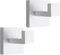 YUET Handtuchhaken Haken Badhaken Wandhaken Edelstahl 304 für Handtuch, Bademantel, Kleiderhaken Bademantel Küche Bad Handtuchhalter, Wandmontage mit Schraube, 2 Stück (Weiß)