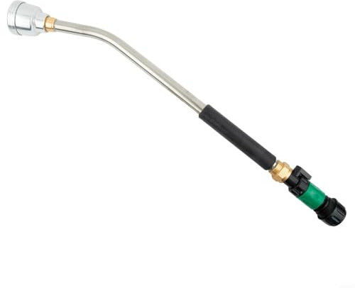 SPORTARC Bacchetta per irrigazione da giardino, in acciaio inox, professionale, spruzzatore da giardino (62 cm, 1/2, 3/4, 1 pollice)