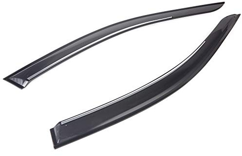 ClimAir Windabweiser Schwarz kompatibel mit Skoda Octavia II Facelift 4/5-türer 2008-2013